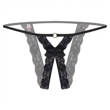 Özel Bölgesi Açık Taşlı Büyük Beden Fantezi Bato Külot