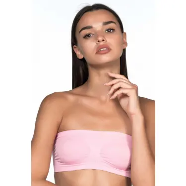 PEMBE MI Emay 4002 Soft Straplez Büstiyer