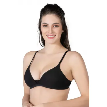 SİYAH MI Emay 1417 Modal Cotton Kaplı Sütyen