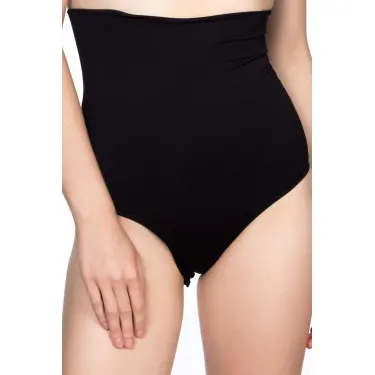 SİYAH MI Emay 2019 Double Yüksek Bel Çıtçıtlı  Slip Korse