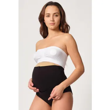 SİYAH MI Emay 2825 Cotton Hamile Karın Destekleyici Slip Korse
