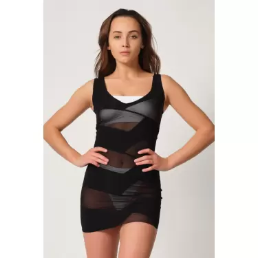 SİYAH MI Emay 2934 Toparlayıcı Elbise Lazer Korse