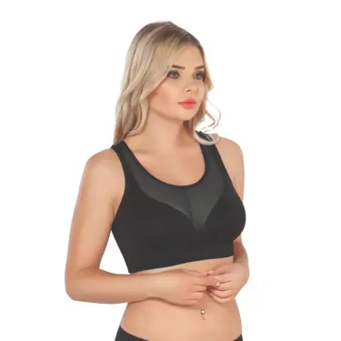 SİYAH MI Emay 4028 Seamless Tül Toparlayıcı Büstiyer