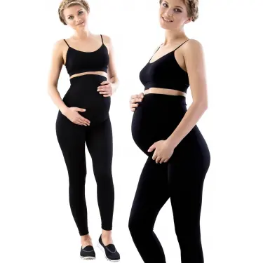 SİYAH MI Emay 5400 Seamless Soft Hamile Tayt