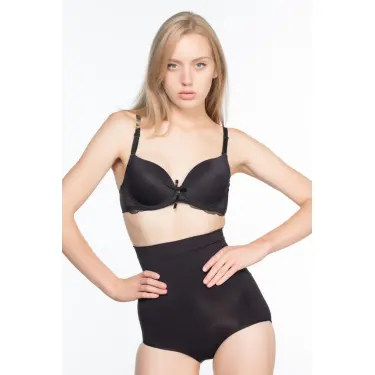 SİYAH MI Emay 7024 Yüksek Bel Slip Korse