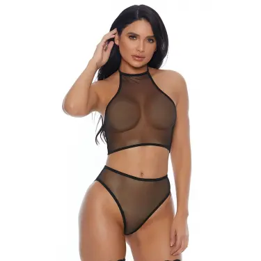 Siyah Transparan Fantazi Takım Brf1123