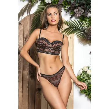 STRAPLEZ BRALET SÜTYEN, STRİNG TAKIM SİYAH (MGP31892)