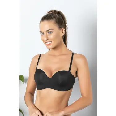 STRAPLEZ, LOTUS SÜTYEN SİYAH (MGP11261)