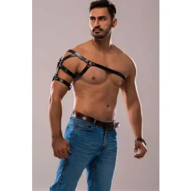 Tek Omuz Erkek  Harness, Erkek  Göğüs Ve Omuz Harness - Brfm136