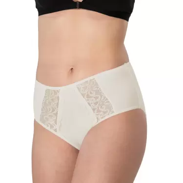 TEN MI Emay 1445 Modal Cotton Yüksekbel Dantelli Külot