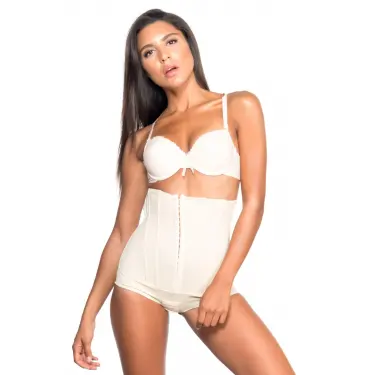 TEN MI Emay 2824 Yüksek Bel Balen Agraflı Slıp Lazer Korse