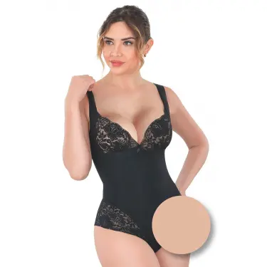 TEN MI Emay 2947 Dantelli Agraflı Body Korse