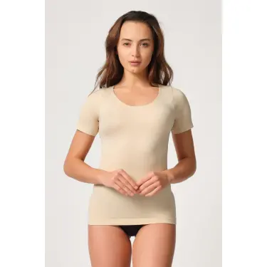 TEN MI Emay 5004 Soft Yarım Kollu Atlet