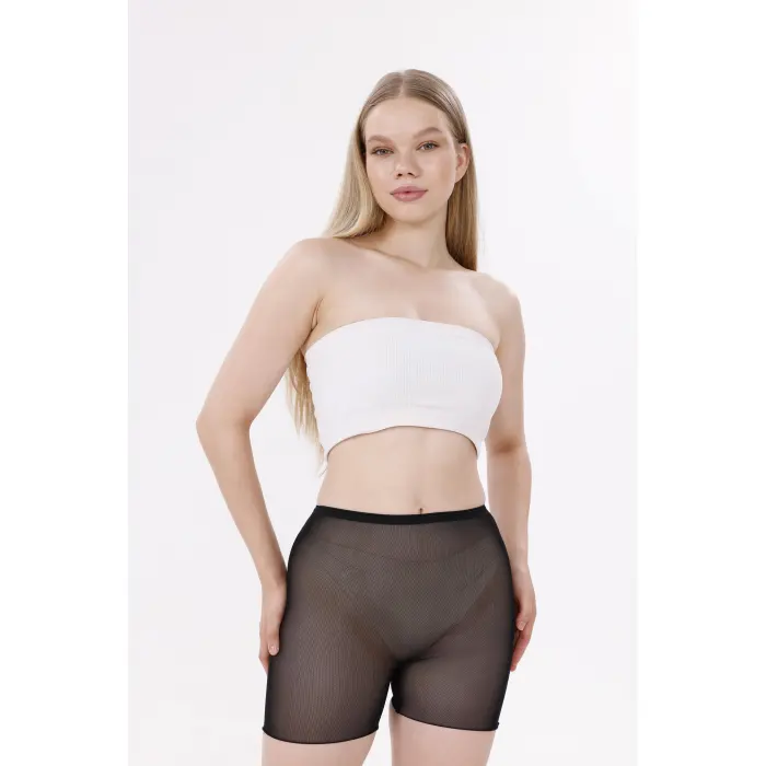 LYYN Freshness 0024 Lazer Kesim Tül Boxer Korse