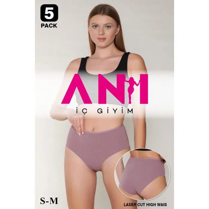 LYYN Lazer 5 Li Fitilli Külot Kadın