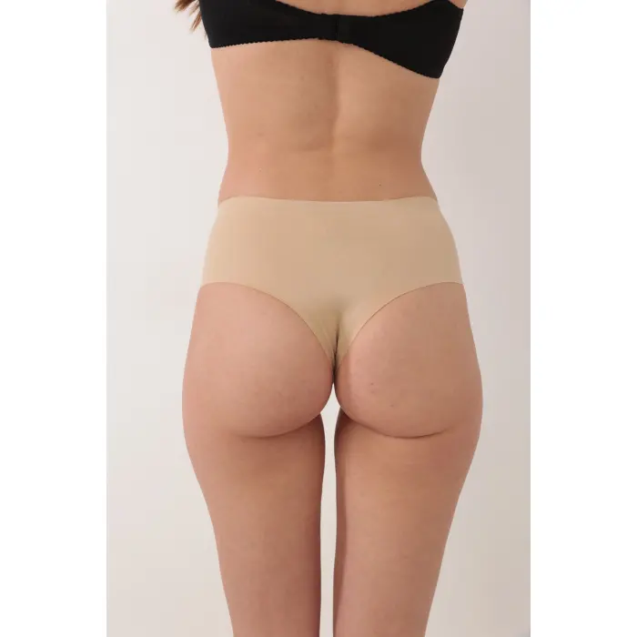 LYYN Ten Lazer Kesim Düşük Bel Tangalı Korse Külot