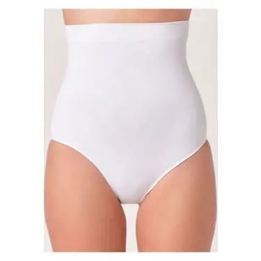 Beyaz Kadın Dikişsiz Slip Korse - 780