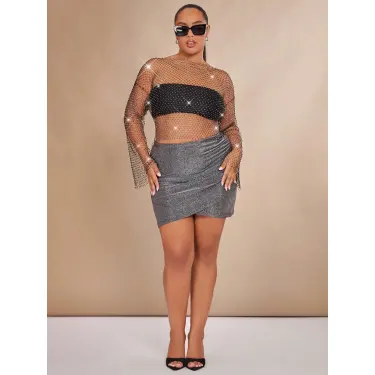 LYYN Büyük Beden Kollu Bluz