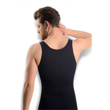 Siyah Erkek  Dikişsiz Vücut Toparlayıcı Korse - 740