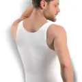 Beyaz Erkek  Dikişsiz Vücut Toparlayıcı Korse - 740