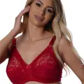 Bordo Dantelli Toparlayıcı Sütyen - 503