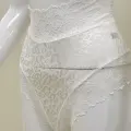 Ekru Dantelli Yüksek Bel Külot Venüs-k1012