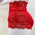 Kırmızı Dantelli Yüksek Bel Külot Venüs-k1011