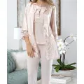 Pudra Penye Pijama Takımı - 1417