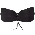 Siyah Yapışkan Kelebek Sütyen-519