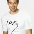 Berrak Erkek  Love Baskılı T Shirt 1037