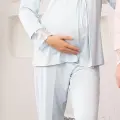 Bone 5905 Kadın Lohusa Viskon Klasik 3lü Pijama Takımı