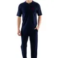 Ds Damat 02000 Kısa Kol 3lü Erkek  Pijama Takımı