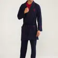 Ds Damat 03000 5li Robdöşambr Erkek  Damat Pijama Seti