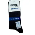 Emre Erkek  Dikişsiz Çorap 100% Pamuk - 12 Adet