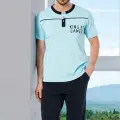 Hmd Erkek  Kısa Kollu Pijama Takmı 30026