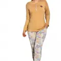 Limissi Viskon Alt Desenli Pijama Takımı