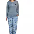 Limissi Viskon Alt Desenli Pijama Takımı