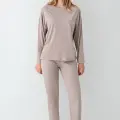 LYYN Arnetta 3407-s Kadın Uzun Kol Pijama Takım