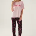 LYYN Barbie L1704-s Kadın Kısa Kol Pijama Takımı