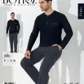LYYN Boyraz 0404 Erkek Uzun Kol Pijama Takımı