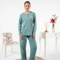LYYN Estiva 25330 İnterlok Şardonlu Pijama Takımı