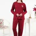 LYYN Estiva 25330 İnterlok Şardonlu Pijama Takımı