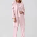 LYYN Freshness 321 Kadın Sabahlıklı Pijama Takımı
