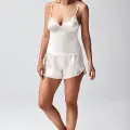 LYYN Freshness 9950-şt Saten Askılıı Şort Takımı