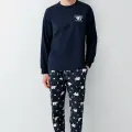 LYYN Rolypoly 3718-s Erkek Uzun Kol Pijama Takım