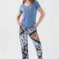 Pierre Cardin 8507-s Kadın Kısa Kol Pijama Takımı