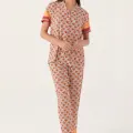 Pierre Cardin Pc8823-s Kadın Gömlek Yaka Pijama Takımı