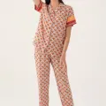Pierre Cardin Pc8823-s Kadın Gömlek Yaka Pijama Takımı