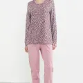 Sementa 76413 Leopar Kombinli Pijama Takımı