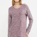 Sementa 76413 Leopar Kombinli Pijama Takımı